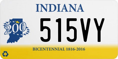 IN license plate 515VY