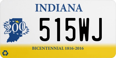 IN license plate 515WJ