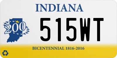 IN license plate 515WT