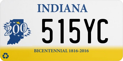 IN license plate 515YC