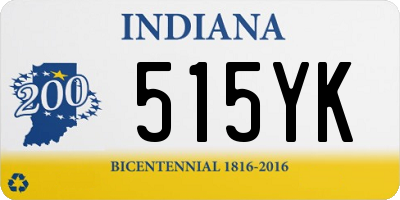 IN license plate 515YK