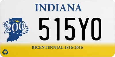 IN license plate 515YO