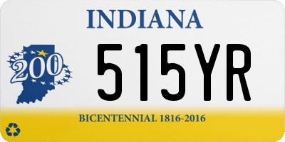 IN license plate 515YR