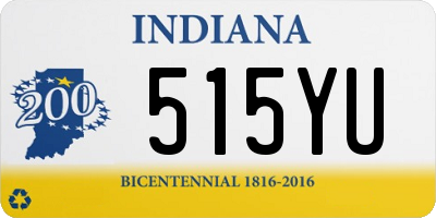 IN license plate 515YU