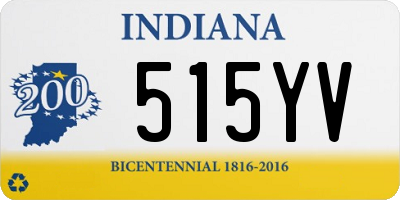 IN license plate 515YV