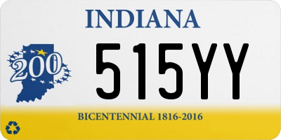 IN license plate 515YY