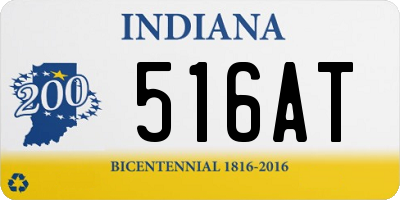 IN license plate 516AT