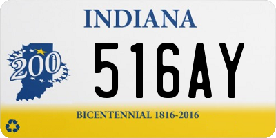 IN license plate 516AY