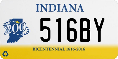 IN license plate 516BY