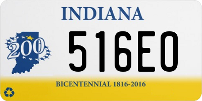 IN license plate 516EO