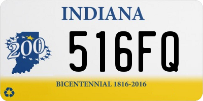 IN license plate 516FQ