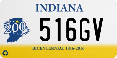 IN license plate 516GV