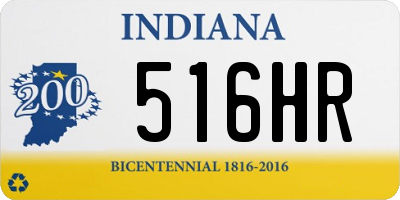 IN license plate 516HR