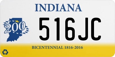 IN license plate 516JC