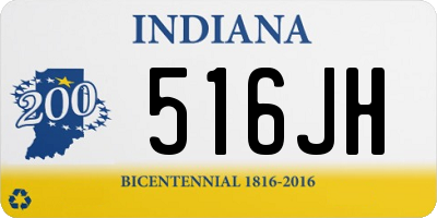 IN license plate 516JH