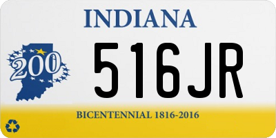IN license plate 516JR