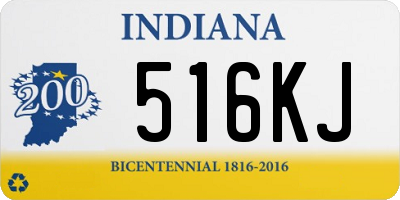 IN license plate 516KJ