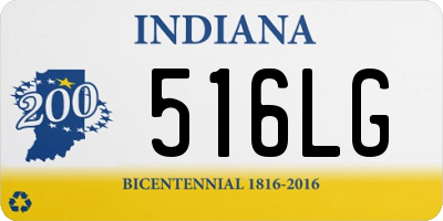 IN license plate 516LG