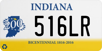 IN license plate 516LR