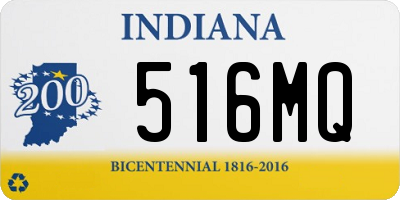 IN license plate 516MQ