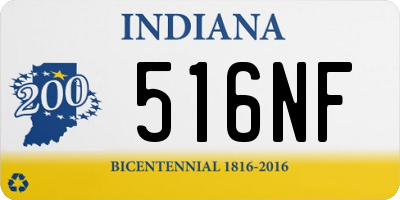 IN license plate 516NF