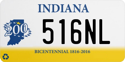 IN license plate 516NL