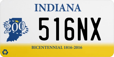 IN license plate 516NX