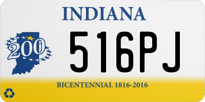 IN license plate 516PJ