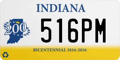 IN license plate 516PM