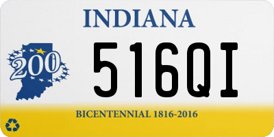 IN license plate 516QI