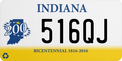 IN license plate 516QJ