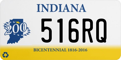 IN license plate 516RQ