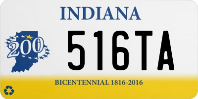 IN license plate 516TA