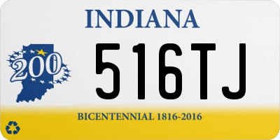 IN license plate 516TJ