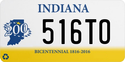 IN license plate 516TO