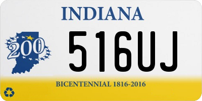 IN license plate 516UJ