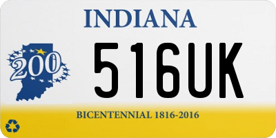 IN license plate 516UK