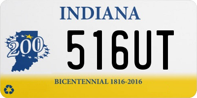 IN license plate 516UT