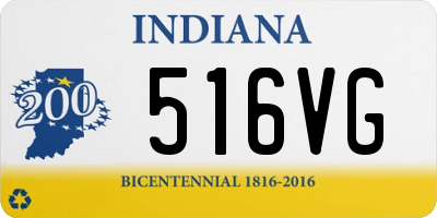 IN license plate 516VG