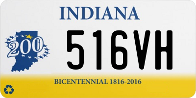 IN license plate 516VH