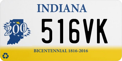 IN license plate 516VK