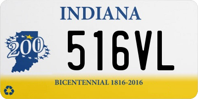 IN license plate 516VL