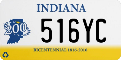 IN license plate 516YC