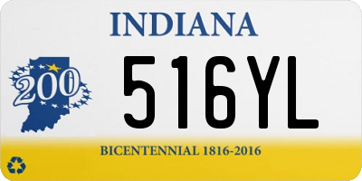 IN license plate 516YL