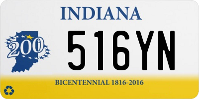 IN license plate 516YN