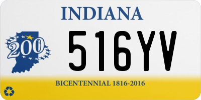 IN license plate 516YV