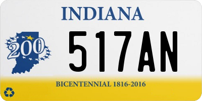 IN license plate 517AN