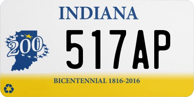 IN license plate 517AP