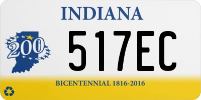 IN license plate 517EC