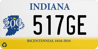 IN license plate 517GE